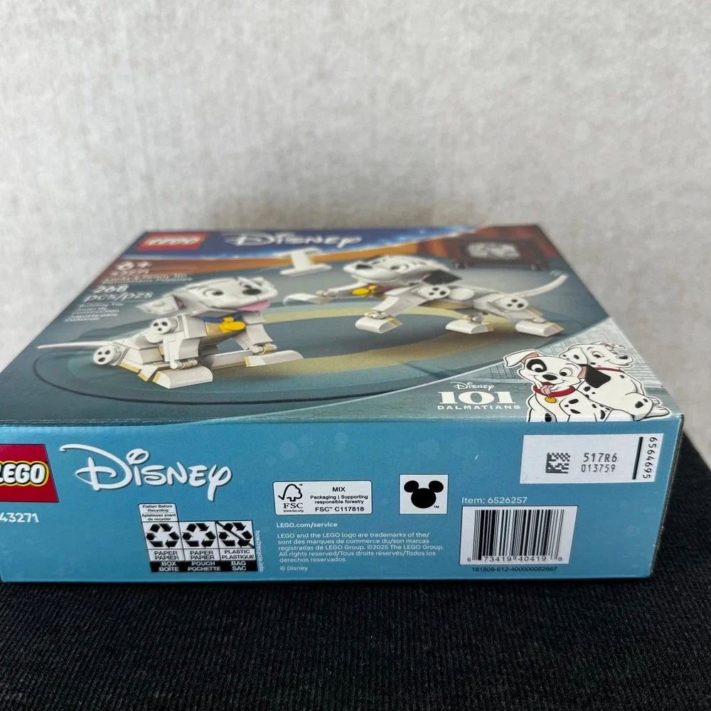 LEGO Disney Lucky & Penny 101 Dalmatians Puppies 43271 Building Set NEW Sealed